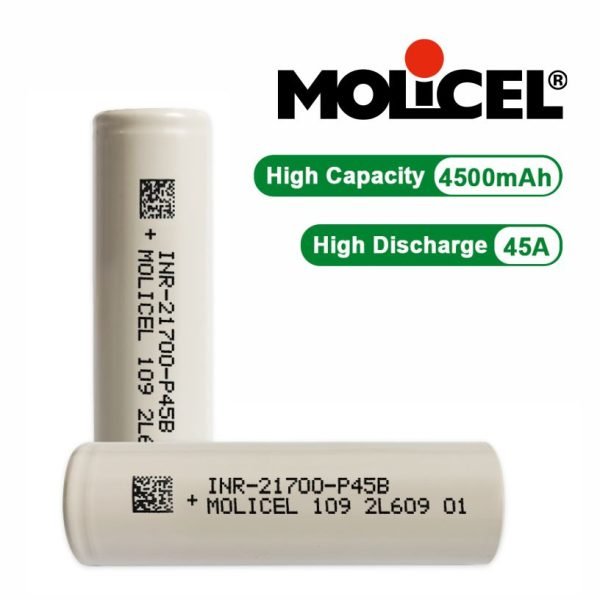 MOLICEL P45B – 21700 – 4500mAh – 45A - Good Vape