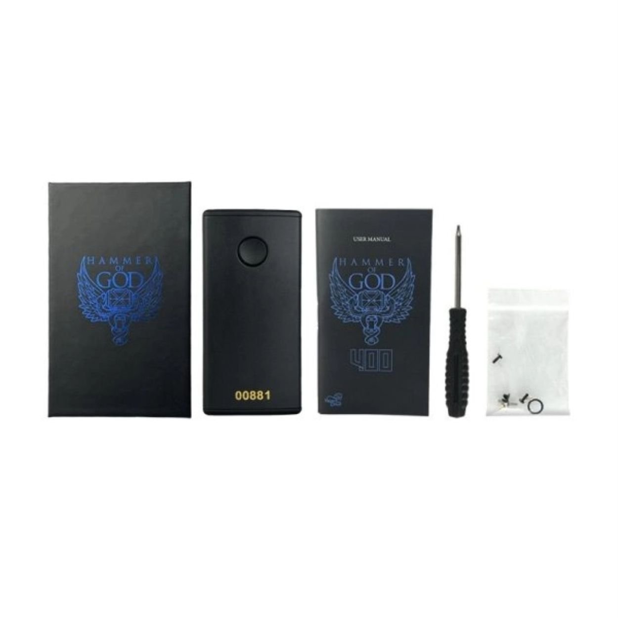 Vaperz Cloud - Hammer of God 400 - Black - Imagen 4